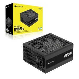 Corsair RM850x Modular Power Supply - Black and Yellow